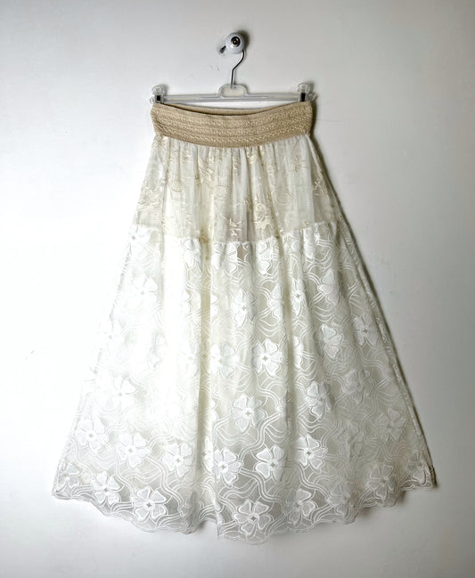 Gonna pizzo tulle