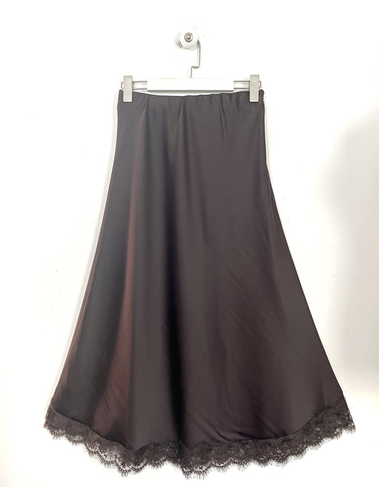 Longuette raso con pizzo ⬛️