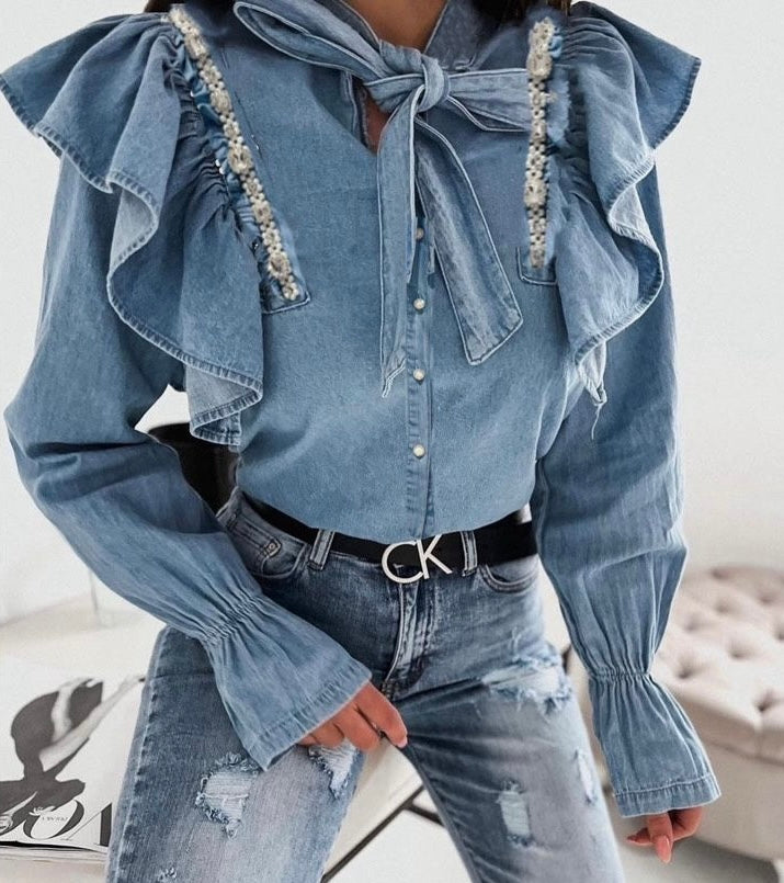 Camicia Jeans Gioiello  ⬛️