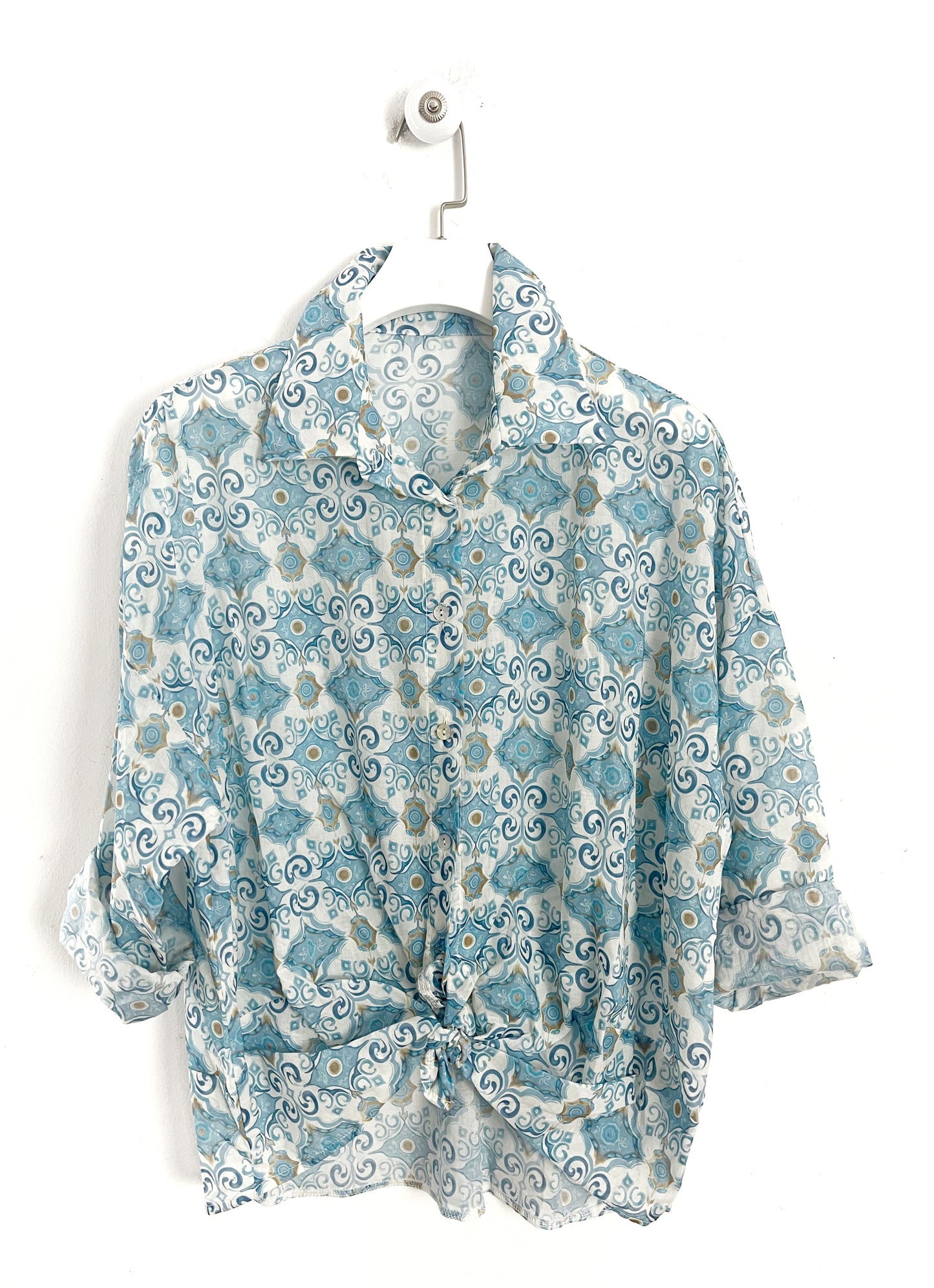 Camicia in mussola di cotone