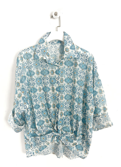 Camicia in mussola di cotone