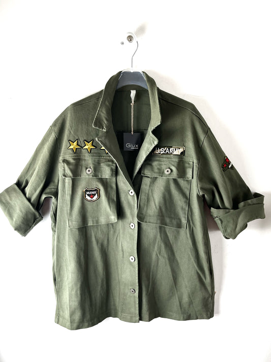 Giacca stile militare
