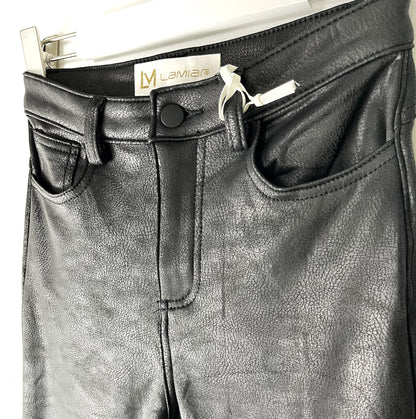 Jeggings effetto ecopelle