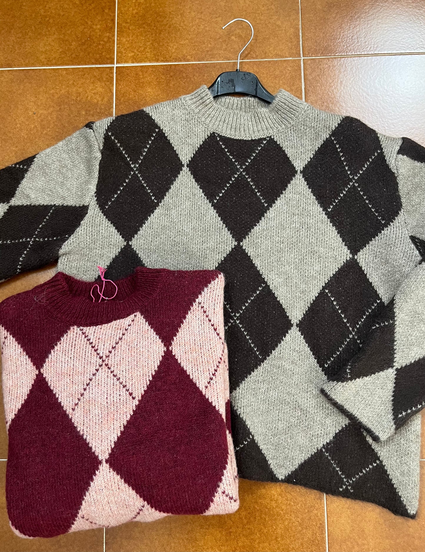 Maglioncino Lupetto Rombi ⚫️