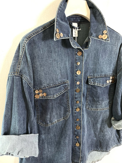 Camicia Jeans Naïf Bortoni ⚫️