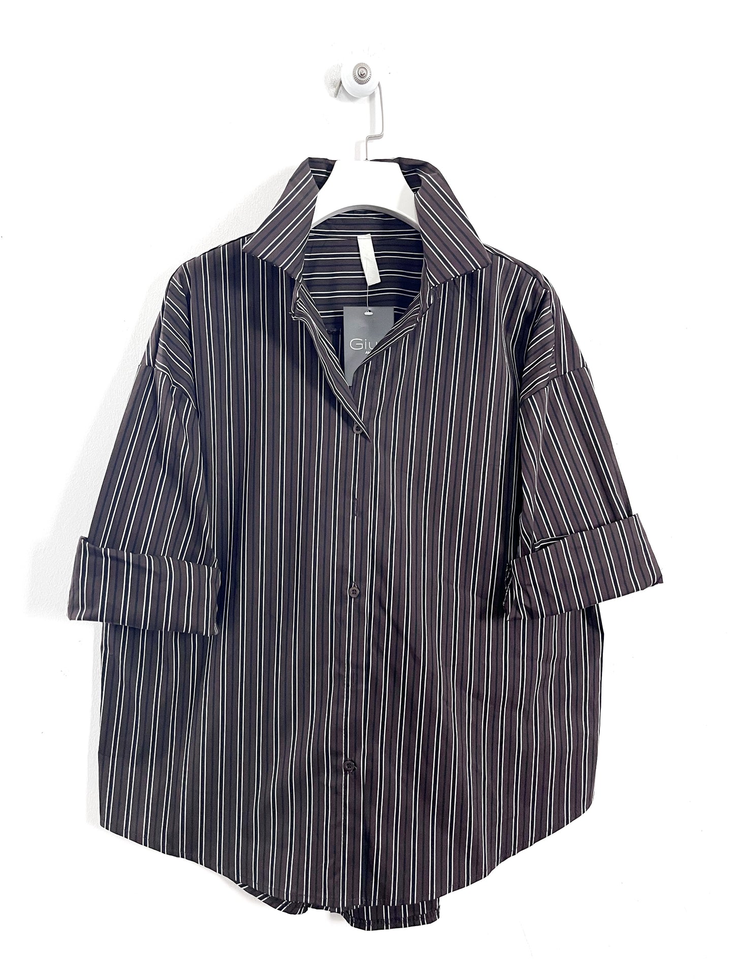 Camicia Gessata  ⚫️
