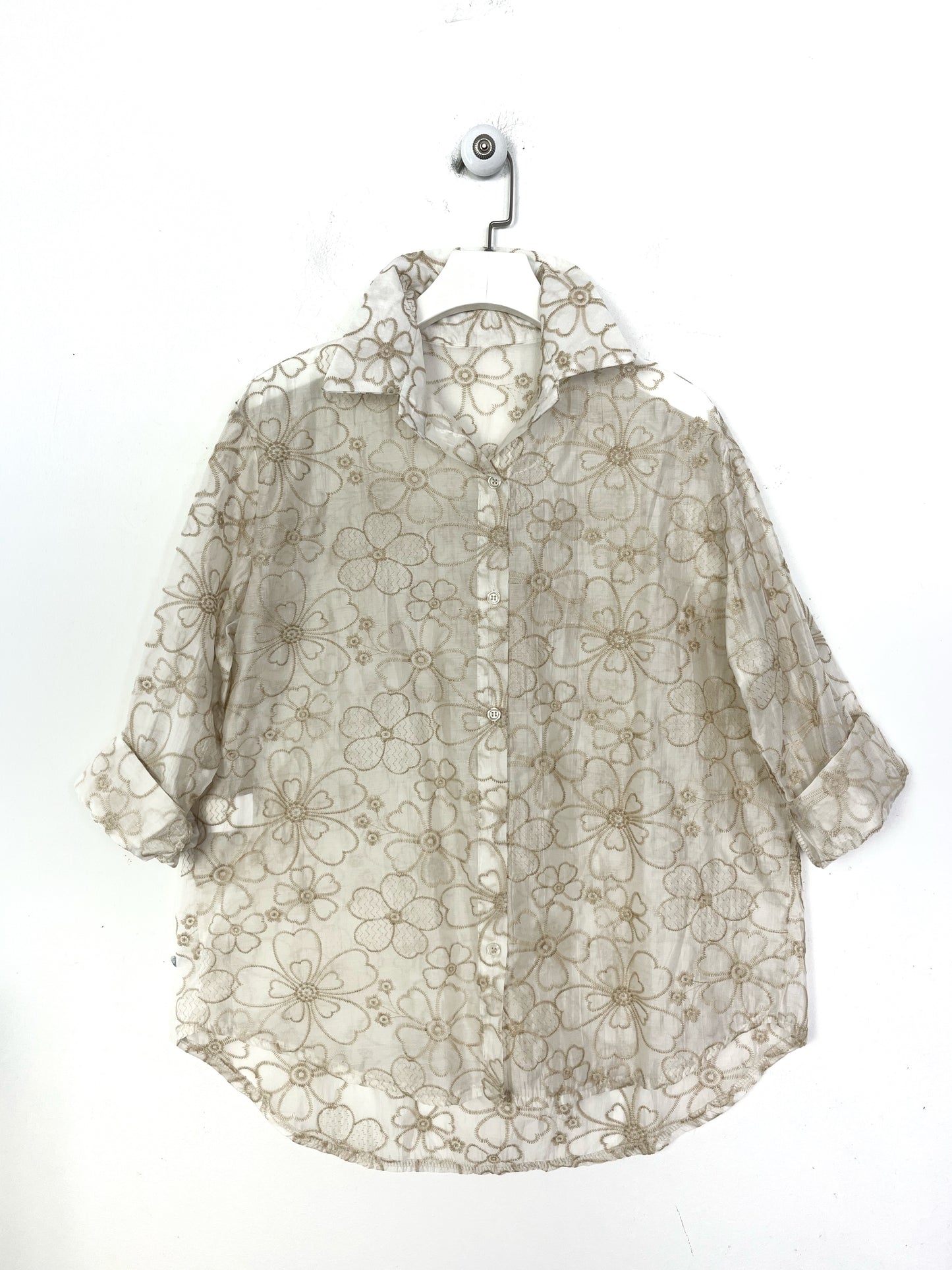 Camicia Tencell ricamata ⬛️