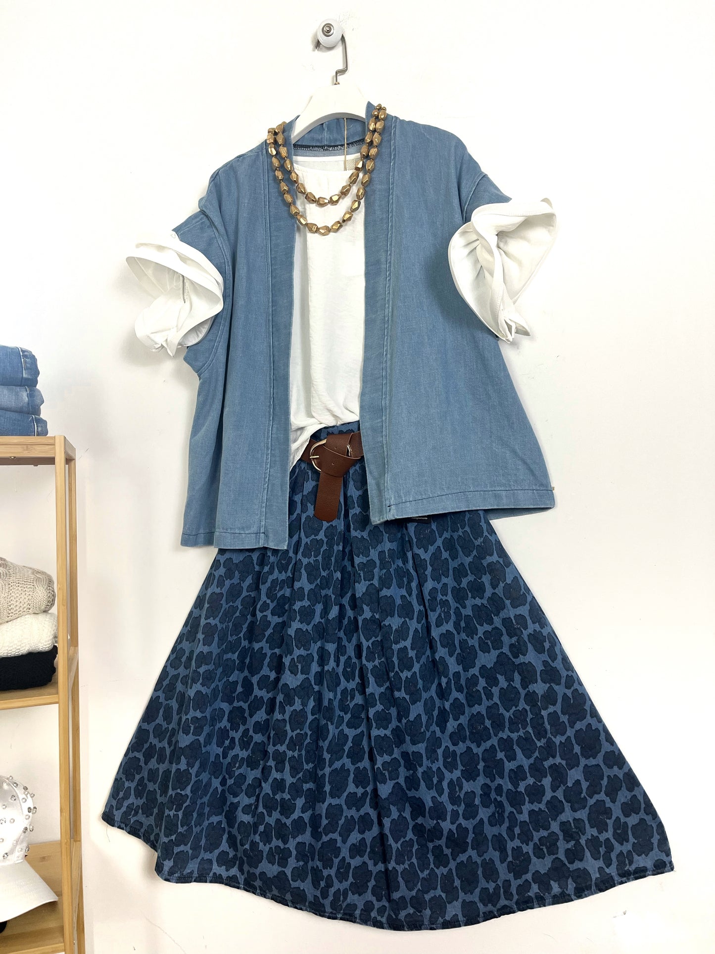 Gilet denim Over Be Mine