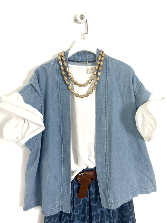 Gilet denim Over Be Mine