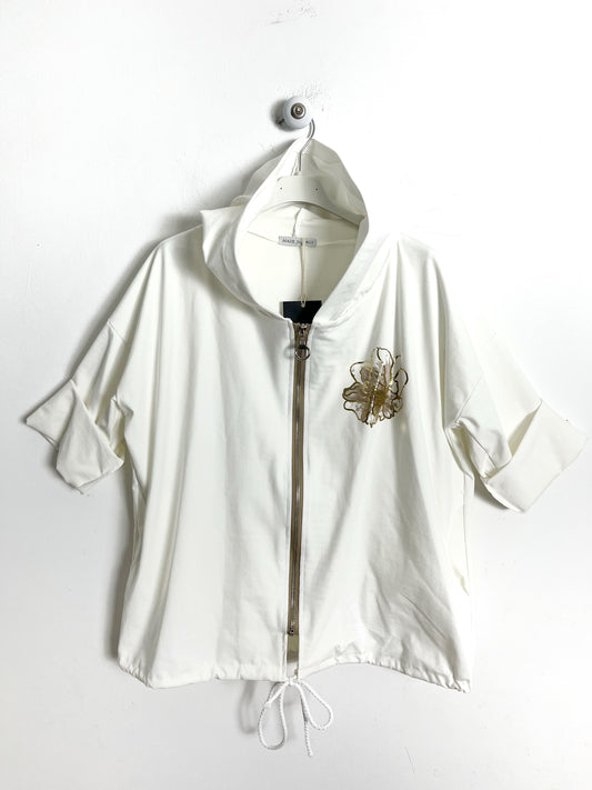 Felpa Oro con zip