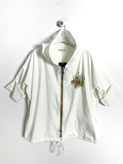Felpa Oro con zip