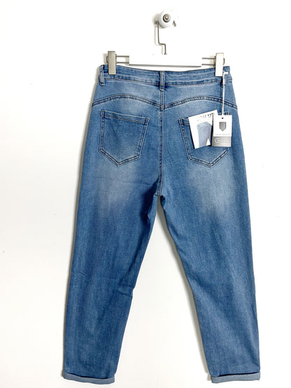 Jeans Mum Fit strappati Lovely