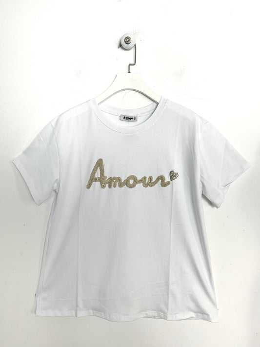 T-shirt Amour Slim ⬛️