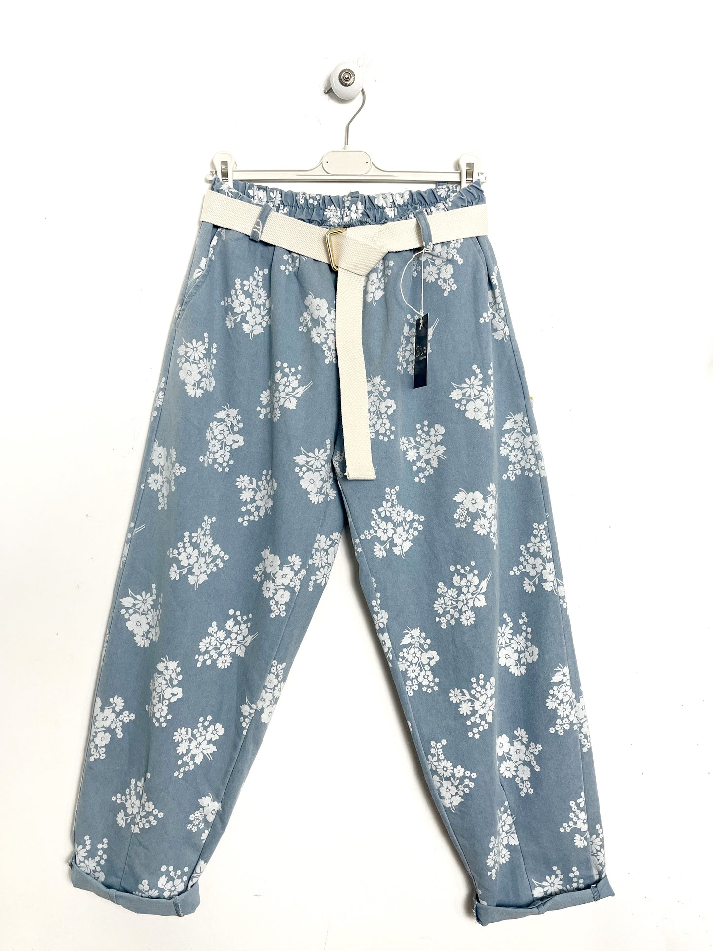 Jeans leggero Fiori ⚫️