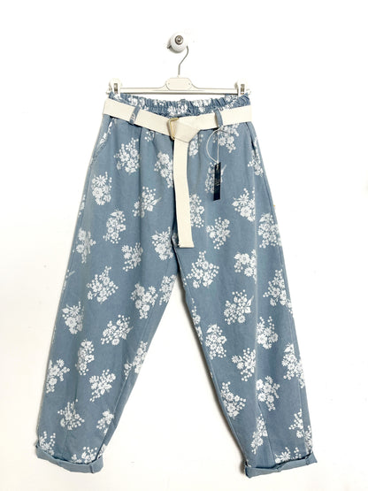 Jeans leggero Fiori ⚫️
