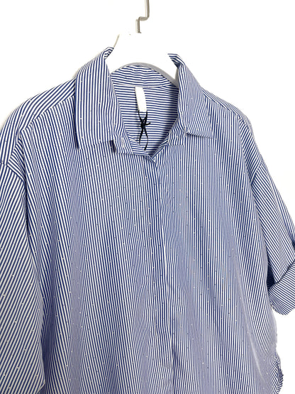 Camicia Rigata Strass ⚫️