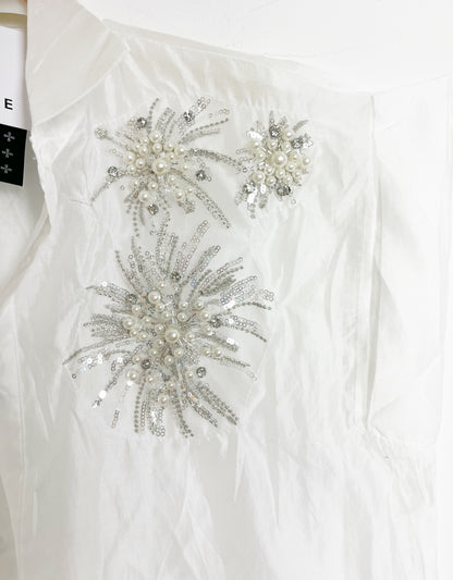 Camicia Tencel ricami