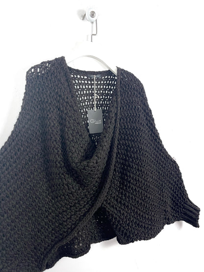 Cardigan Cappa trama grossa ⚫️