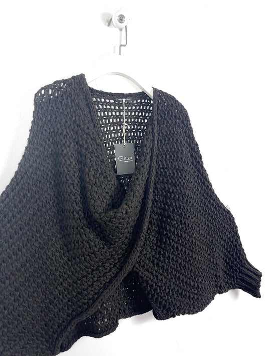 Cardigan Cappa trama grossa ⚫️