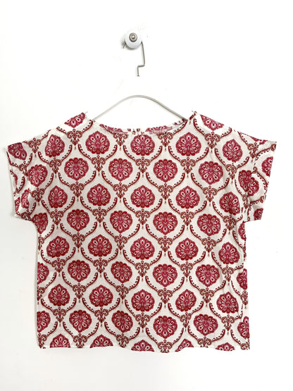 Blusa fantasia Damasco