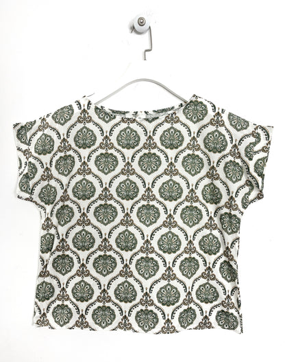 Blusa fantasia Damasco
