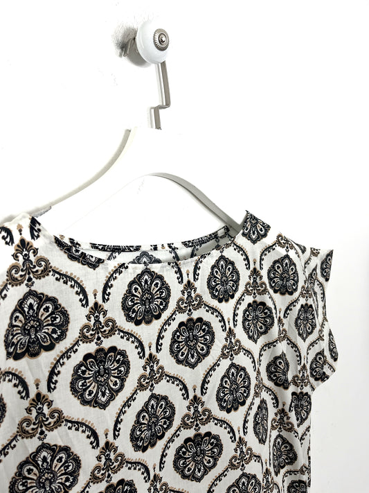 Blusa fantasia Damasco