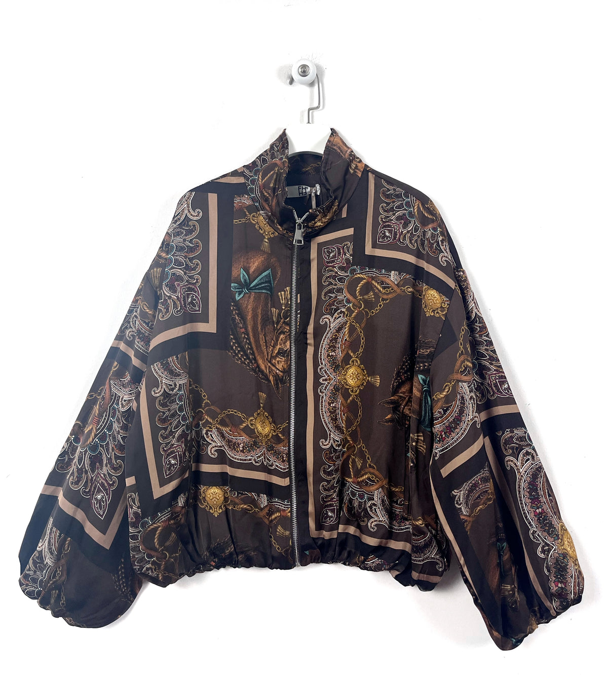 Bomber Fantasia Raso ⚫️