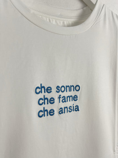 T-shirt Che sonno Che… Slim ⬛️