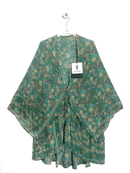 Kimono corto Vicbee con lacci