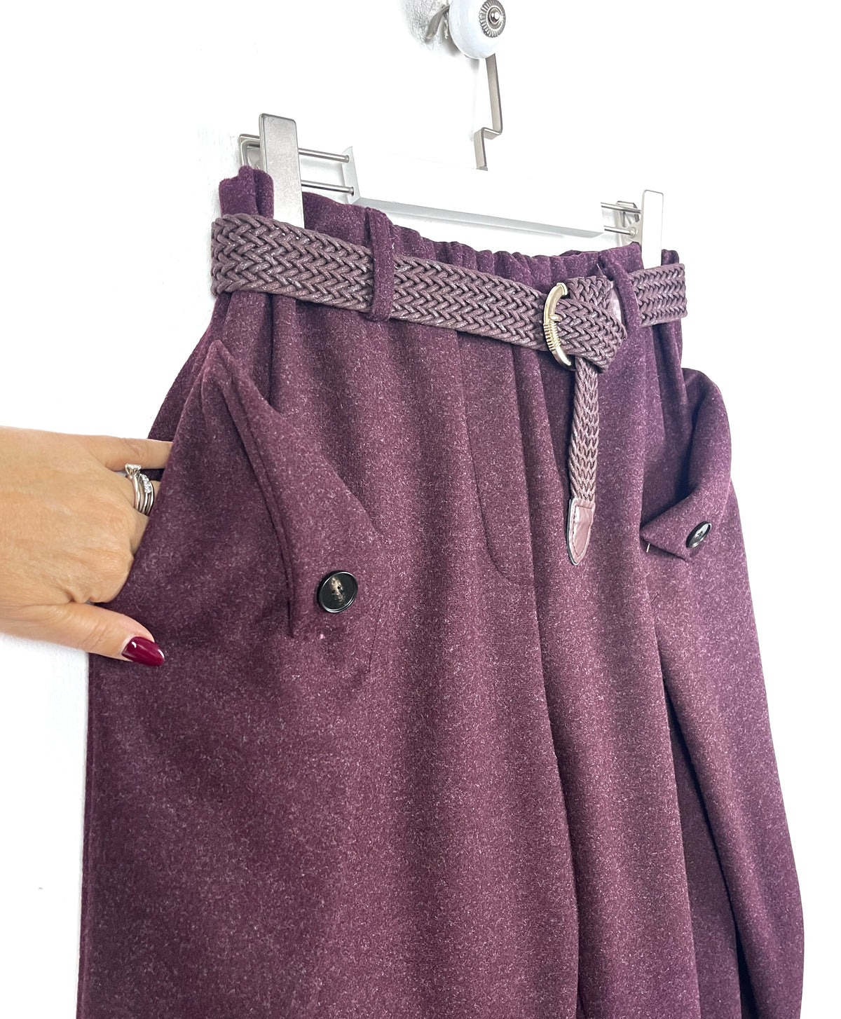 Pantalone Baloon con tasche ⚫️