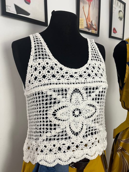 Top corto Macrame