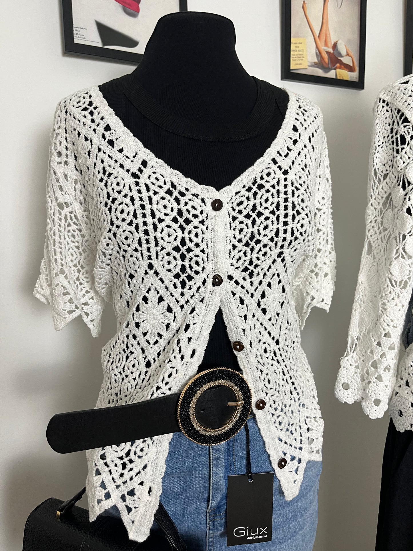 Cardigan Macrame