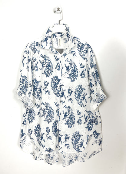 Camicia Sangallo Over Fantasia ⚫️