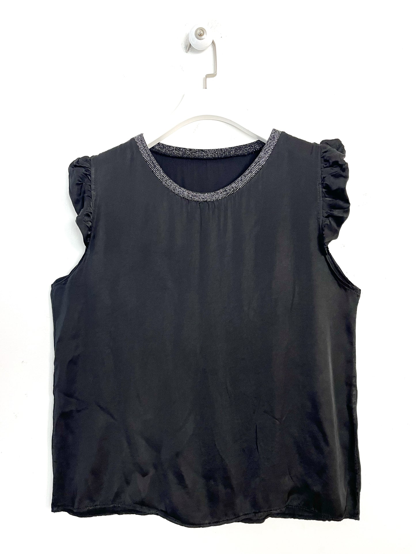 Blusa smanicata Satin