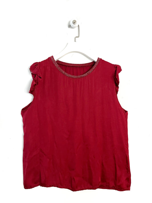 Blusa smanicata Satin