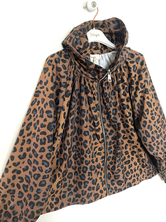 Antivento con Cappuccio Animalier ⚫️