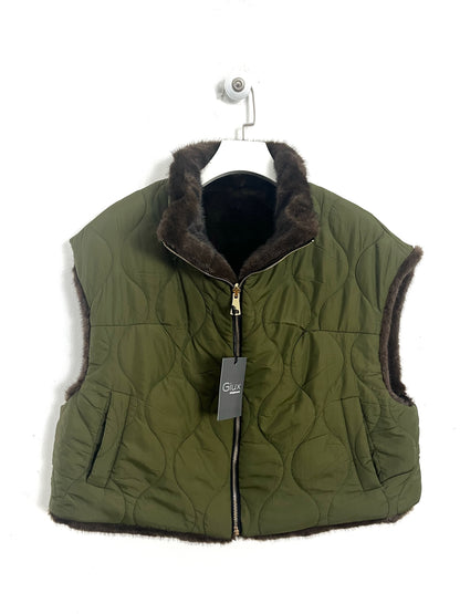 Gilet Ecofur Trapuntino ⚫️
