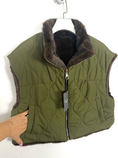 Gilet Ecofur Trapuntino ⚫️