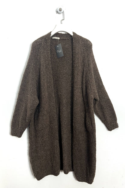 Cardigan lana e viscosa