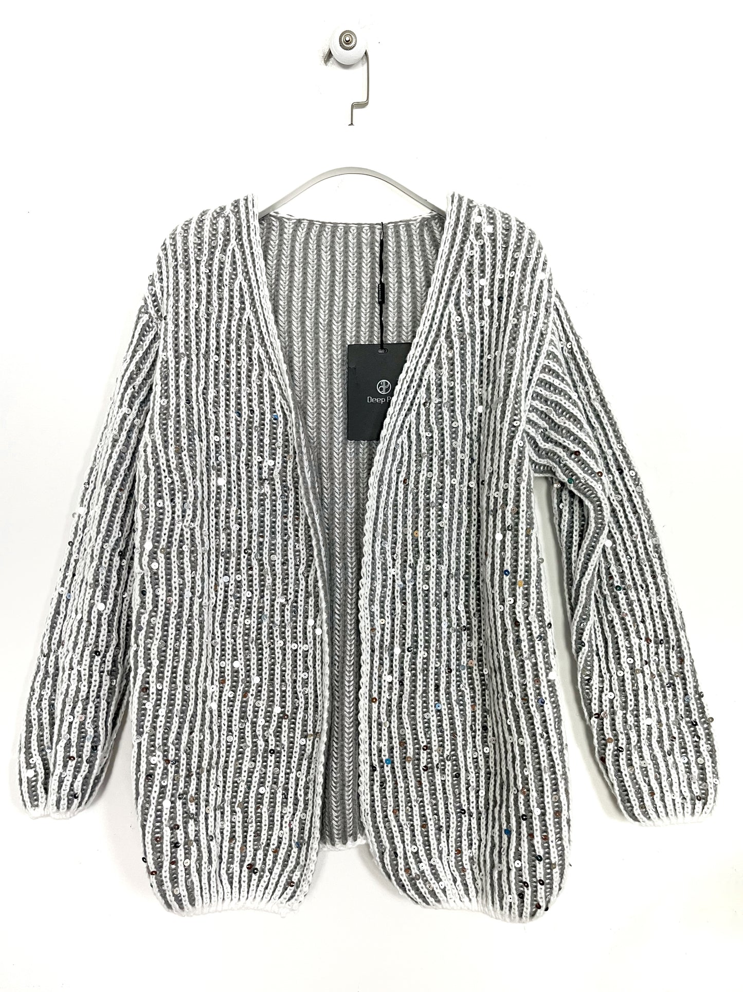 Cardigan trecce Lamè⚫️