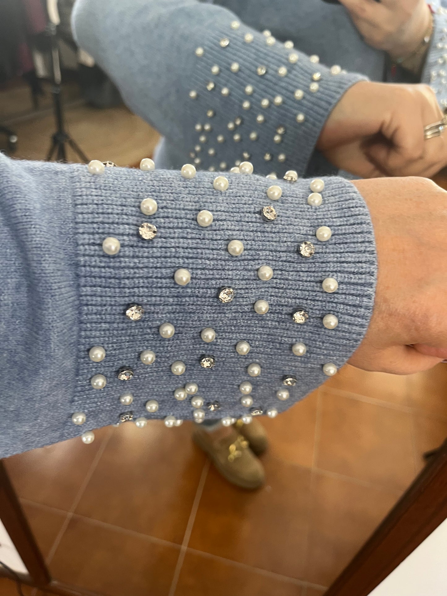 Maglia Perle e Strass ⚫️