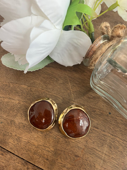 Orecchini Pastiglia Oro