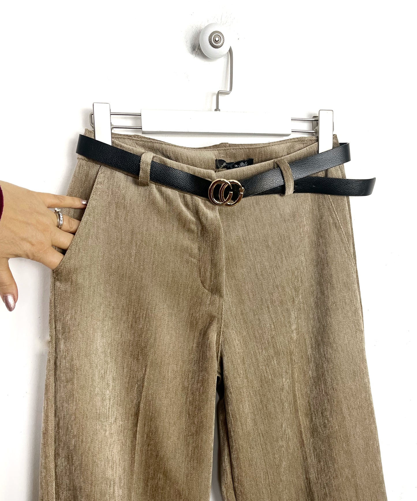 Pantalone Vellutino Wide leg ⬛️