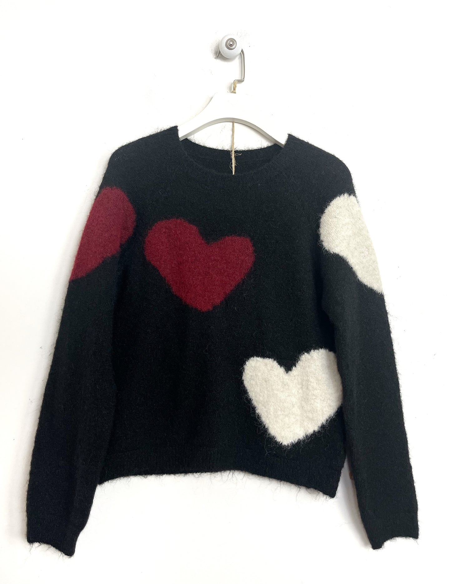 Maglioncino Cuoricini ⬛️