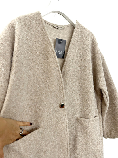 Cappotto senza revers ⚫️