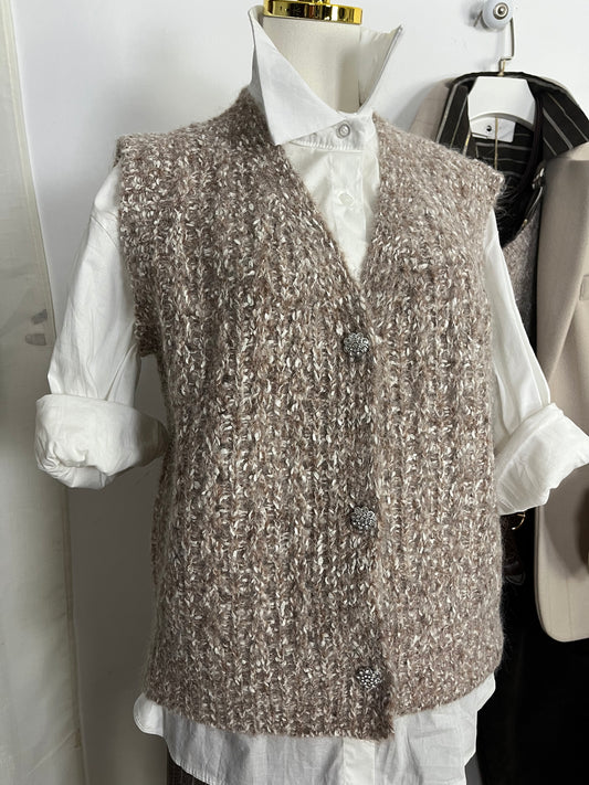 Gilet con bottoni ⚫️