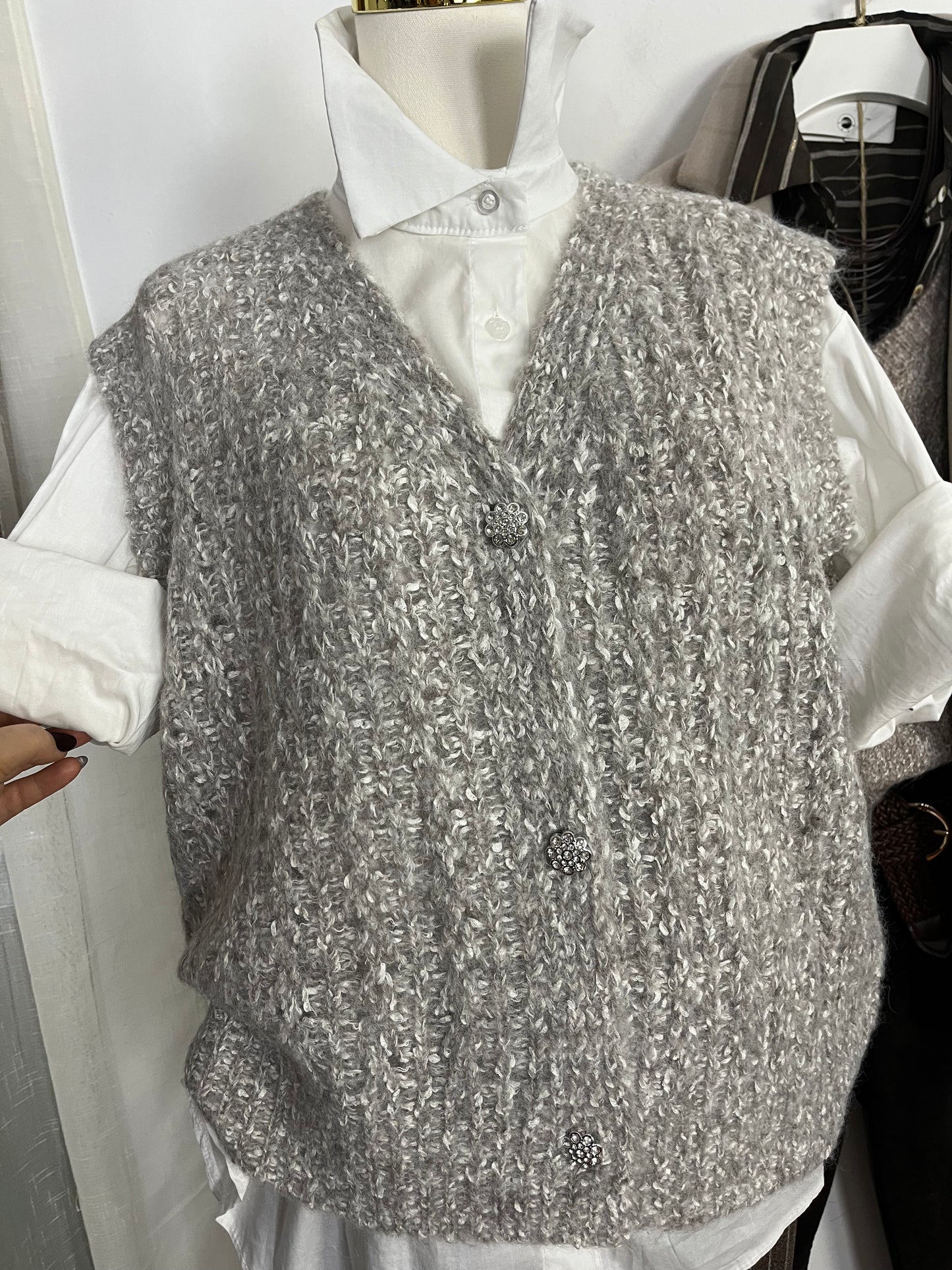 Gilet con bottoni ⚫️