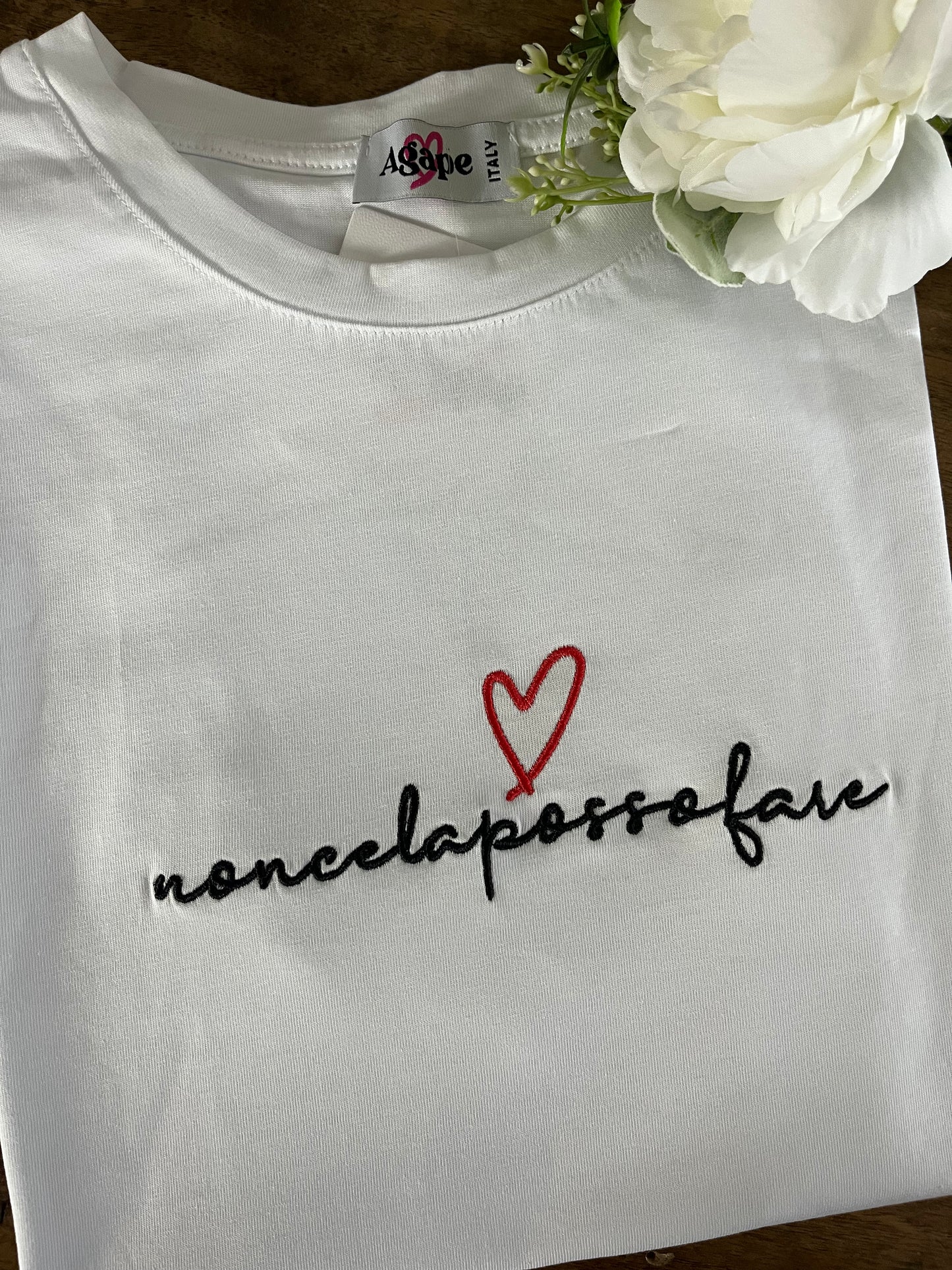 T-shirt NONCELAPOSSOFARE Over ⚫️