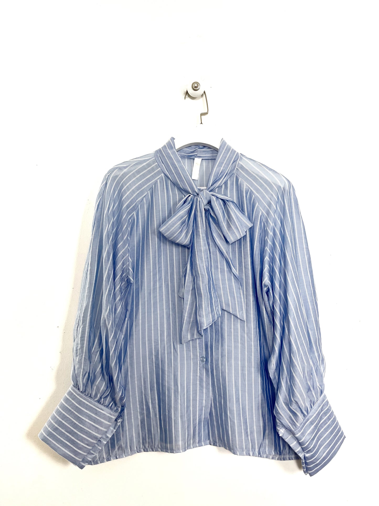 Camicia Gessata in Tencell ⬛️