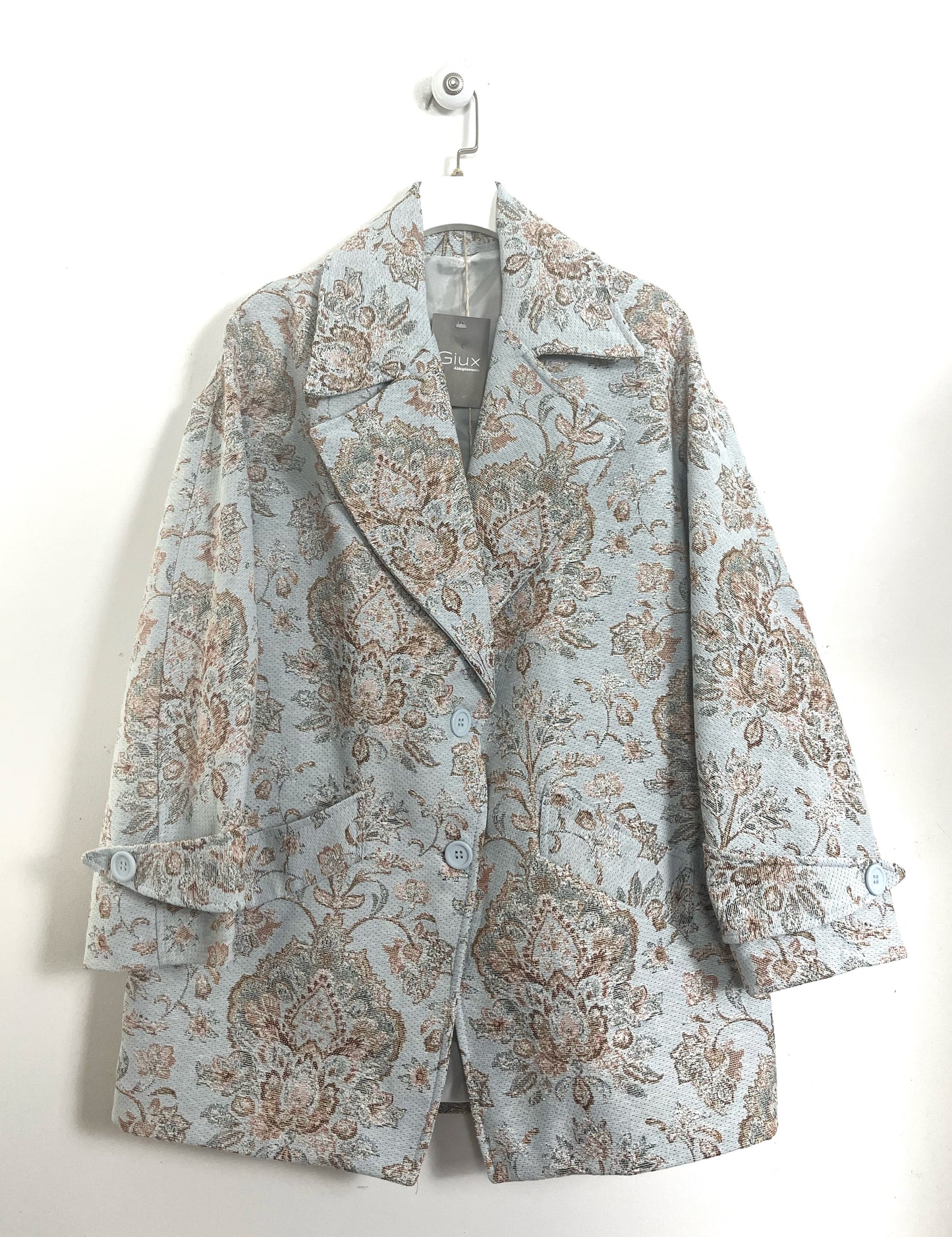 Cappotto in tessuto Jacquard ⚫️